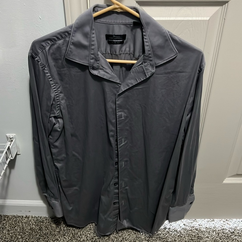 MARC ANTHONY SLIM FIT DRESS SHIRT MENS